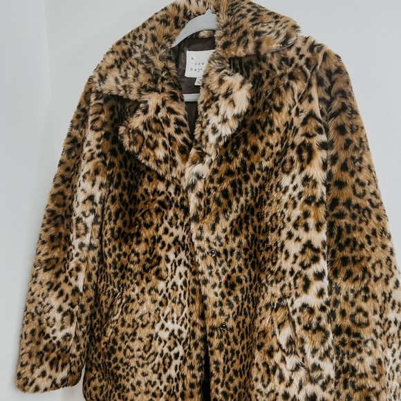 a new day Jackets & Blazers - a new day (Target Brand) Faux Cheetah Print Coat